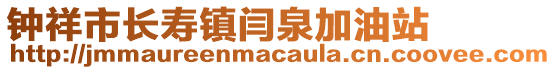 鐘祥市長壽鎮(zhèn)閆泉加油站