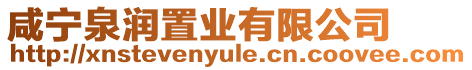 咸寧泉潤置業(yè)有限公司