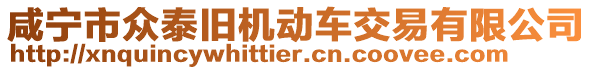 咸寧市眾泰舊機動車交易有限公司