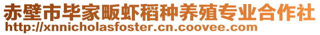 赤壁市畢家畈蝦稻種養殖專業合作社