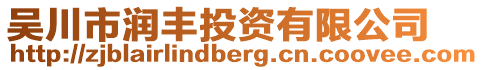 吳川市潤(rùn)豐投資有限公司