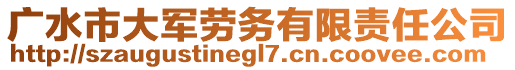 廣水市大軍勞務(wù)有限責任公司