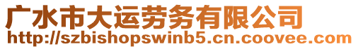 廣水市大運(yùn)勞務(wù)有限公司