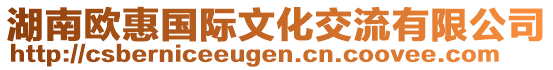 湖南歐惠國(guó)際文化交流有限公司