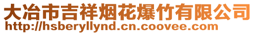 大冶市吉祥煙花爆竹有限公司