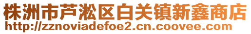 株洲市蘆淞區(qū)白關(guān)鎮(zhèn)新鑫商店