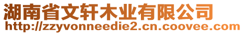 湖南省文軒木業(yè)有限公司