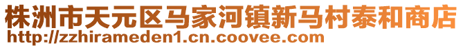 株洲市天元区马家河镇新马村泰和商店