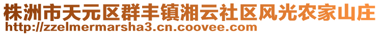 株洲市天元區(qū)群豐鎮(zhèn)湘云社區(qū)風(fēng)光農(nóng)家山莊