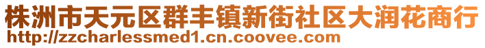 株洲市天元区群丰镇新街社区大润花商行