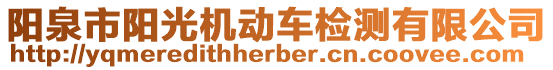 陽泉市陽光機動車檢測有限公司