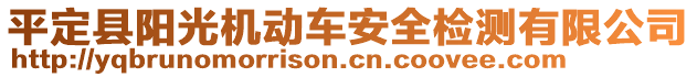 平定縣陽(yáng)光機(jī)動(dòng)車安全檢測(cè)有限公司