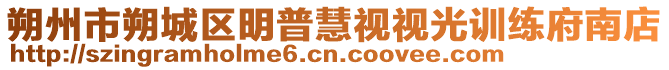 朔州市朔城區(qū)明普慧視視光訓(xùn)練府南店