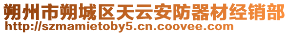 朔州市朔城區天云安防器材經銷部