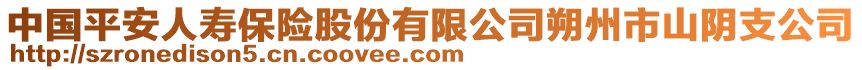 中國平安人壽保險股份有限公司朔州市山陰支公司