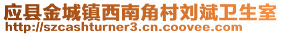 应县金城镇西南角村刘斌卫生室