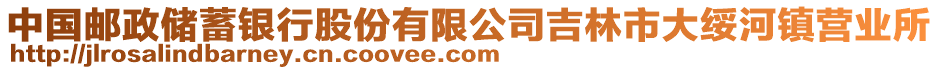 中國(guó)郵政儲(chǔ)蓄銀行股份有限公司吉林市大綏河鎮(zhèn)營(yíng)業(yè)所