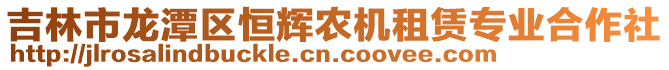 吉林市龍?zhí)秴^(qū)恒輝農(nóng)機(jī)租賃專業(yè)合作社