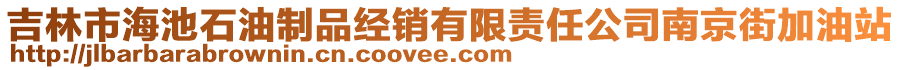 吉林市海池石油制品經(jīng)銷有限責(zé)任公司南京街加油站