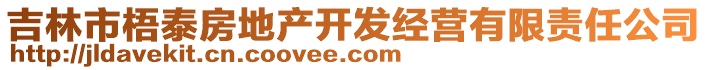 吉林市梧泰房地產(chǎn)開發(fā)經(jīng)營有限責(zé)任公司