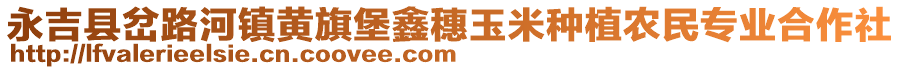 永吉縣岔路河鎮(zhèn)黃旗堡鑫穗玉米種植農(nóng)民專業(yè)合作社