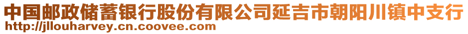 中國郵政儲蓄銀行股份有限公司延吉市朝陽川鎮(zhèn)中支行