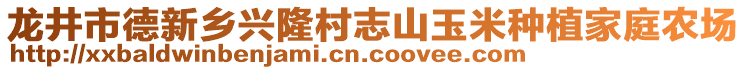 龍井市德新鄉(xiāng)興隆村志山玉米種植家庭農(nóng)場