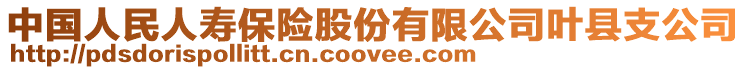 中國人民人壽保險股份有限公司葉縣支公司