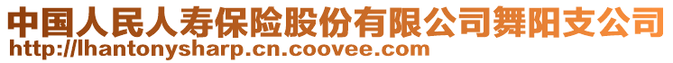 中國(guó)人民人壽保險(xiǎn)股份有限公司舞陽(yáng)支公司