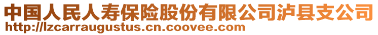 中國(guó)人民人壽保險(xiǎn)股份有限公司瀘縣支公司