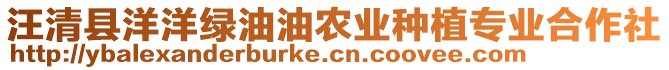 汪清縣洋洋綠油油農(nóng)業(yè)種植專業(yè)合作社