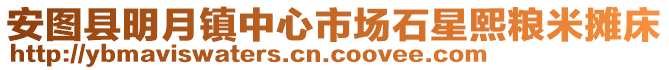 安圖縣明月鎮中心市場石星熙糧米攤床