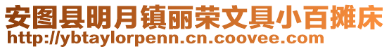 安圖縣明月鎮麗榮文具小百攤床