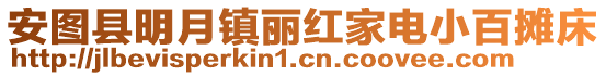 安圖縣明月鎮麗紅家電小百攤床