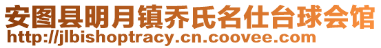 安圖縣明月鎮喬氏名仕臺球會館