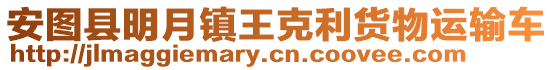 安圖縣明月鎮王克利貨物運輸車
