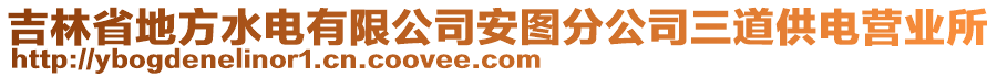 吉林省地方水電有限公司安圖分公司三道供電營(yíng)業(yè)所