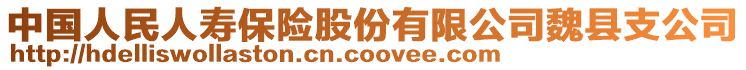 中國人民人壽保險股份有限公司魏縣支公司