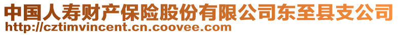 中國人壽財(cái)產(chǎn)保險(xiǎn)股份有限公司東至縣支公司