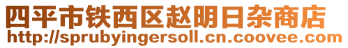 四平市鐵西區趙明日雜商店