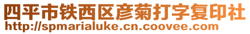 四平市鐵西區彥菊打字復印社