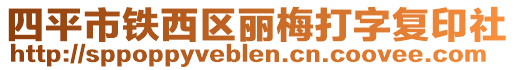 四平市鐵西區(qū)麗梅打字復(fù)印社