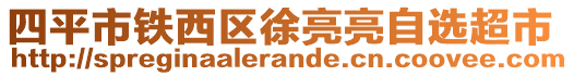 四平市鐵西區(qū)徐亮亮自選超市