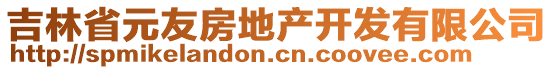 吉林省元友房地產(chǎn)開發(fā)有限公司