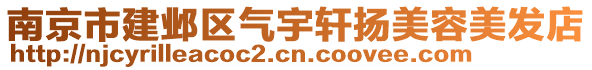 南京市建鄴區(qū)氣宇軒揚(yáng)美容美發(fā)店