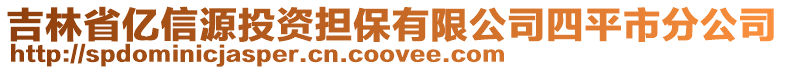 吉林省億信源投資擔保有限公司四平市分公司