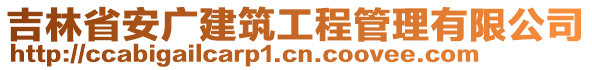 吉林省安廣建筑工程管理有限公司