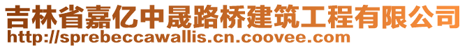 吉林省嘉億中晟路橋建筑工程有限公司