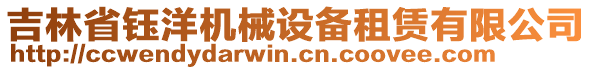 吉林省鈺洋機(jī)械設(shè)備租賃有限公司