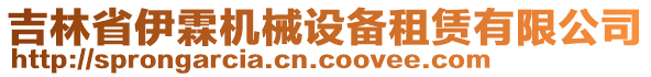 吉林省伊霖機械設(shè)備租賃有限公司